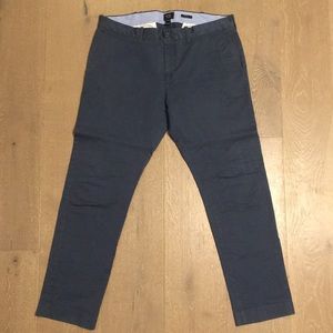 J. Crew “Driggs” chino. Navy blue. Size 34x30.
